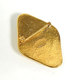 シャネル ココマーク グリポワ ひし形 ブローチ GP - NEWSED