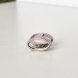 エルメス ポップアッシュ H ネックレス シルバー / ピンク - NEWSED