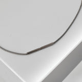 エルメス カージュドアッシュ Hキューブ ネックレス シルバー - NEWSED