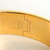 エルメス クリッククラックH GM バングル ゴールド/ピンク - NEWSED