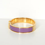 エルメス クリックH GM バングル ゴールド/パープル - NEWSED