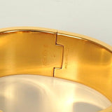 エルメス クリッククラックH PM バングル ゴールド/ブルー 箱付き - NEWSED