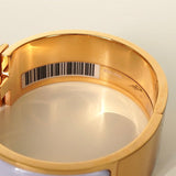 エルメス クリッククラックH PM バングル ゴールド/パープル 箱付き - NEWSED