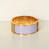 エルメス クリッククラックH PM バングル ゴールド/パープル 箱付き - NEWSED