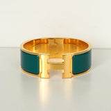 エルメス クリッククラックH PM バングル ゴールド/ブルー 箱付き - NEWSED