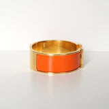 エルメス クリッククラックH PM バングル ゴールド/オレンジ - NEWSED