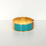 エルメス クリッククラックH PM バングル ゴールド/ブルー - NEWSED