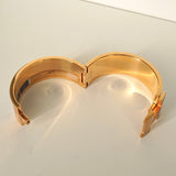 エルメス クリッククラックH PM バングル ゴールド/パープル 箱付き - NEWSED