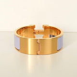 エルメス クリッククラックH PM バングル ゴールド/パープル 箱付き - NEWSED