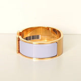 エルメス クリッククラックH PM バングル ゴールド/パープル 箱付き - NEWSED