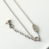 ヴィヴィアンウエストウッド HECUBA PENDANT シルバー ネックレス 保存袋 箱付き - NEWSED
