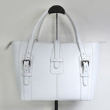 ロエベ レザー トートバッグ ホワイト