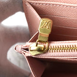 ルイ ヴィトン モノグラム ボルトフォイユ・サラ ローズ・バレリーヌ ICチップ内蔵 長財布 二つ折り財布 ブラウン M62235 - NEWSED