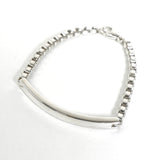 ティファニー ベネチアン リンク ID プレート シルバー925 ブレスレット 新品仕上げ - NEWSED