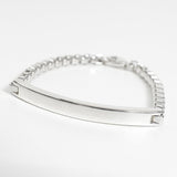 ティファニー ベネチアン リンク ID プレート シルバー925 ブレスレット 新品仕上げ - NEWSED