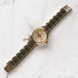 ヴィヴィアン ウエストウッド ケンジントンII オーブロゴ クォーツ 腕時計 シャンパンダイヤル ゴールドステンレススチール VV006KGD 動作品 - NEWSED