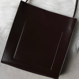 ジルサンダー タングル ミディアム レザー ショルダーバッグ ブラウン