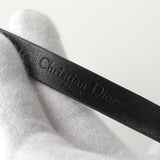 ディオール J'ADIOR ジャディオール レザー ブレスレット チョーカー ブラック - NEWSED