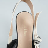 ディオール J'Adior スリングバックパンプス ブラック 37 1/2 D / 24.0cm〜24.5cm - NEWSED