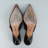 ディオール J'Adior スリングバックパンプス ブラック 37 1/2 D / 24.0cm〜24.5cm - NEWSED