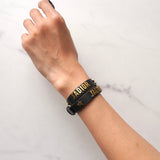 ディオール J'ADIOR ジャディオール レザー ブレスレット チョーカー ブラック - NEWSED