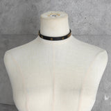 ディオール J'ADIOR ジャディオール レザー ブレスレット チョーカー ブラック - NEWSED