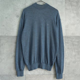 ジバンシィ 4Gロゴ モックネック ニット ブルー