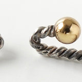 ティファニー ラブノット ロープモチーフ K18 × SV925 バングル ブレスレット シルバー / ゴールド - NEWSED