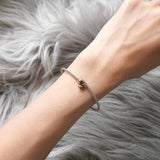 ティファニー ラブノット ロープモチーフ K18 × SV925 バングル ブレスレット シルバー / ゴールド - NEWSED