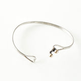 ティファニー フック&アイ ハート K18 × SV925 バングル ブレスレット シルバー / ゴールド - NEWSED