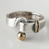 ティファニー フック&アイ K18 × SV925 指輪 リング ゴールド 750 18金 シルバー 11号 - NEWSED