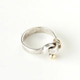 ティファニー フック&アイ K18 × SV925 指輪 リング ゴールド 750 18金 シルバー 12号 - NEWSED