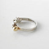 ティファニー フック&アイ K18 × SV925 指輪 リング ゴールド 750 18金 シルバー 6号 - NEWSED