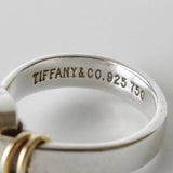 ティファニー フック&アイ K18 × SV925 指輪 リング ゴールド 750 18金 シルバー 7号 - NEWSED