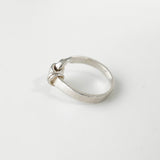 ティファニー フック&アイ K18 × SV925 指輪 リング ゴールド 750 18金 シルバー 号 - NEWSED