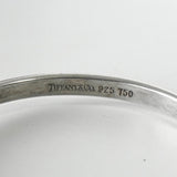 ティファニー フック&アイ K18 × SV925 バングル ブレスレット コンビ 750 18金 シルバー925 - NEWSED