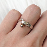 ティファニー フック&アイ K18 × SV925 指輪 リング ゴールド 750 18金 シルバー 号 - NEWSED