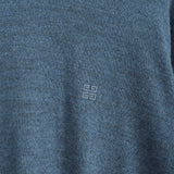 ジバンシィ 4Gロゴ モックネック ニット ブルー