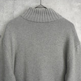 ポロ ラルフローレン ポニーロゴ ドライバーズニット グレー