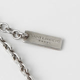 サンローラン パリ シルバー チェーンブレスレット サイズ L - NEWSED