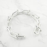 ティファニー ハードウェア ラージリンク スターリングシルバー ブレスレット L 新品仕上げ 60153089 - NEWSED