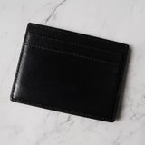 サンローラン パリ スタッズ レザー パスケース カードケース ブラック / シルバー