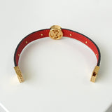 ルイ ヴィトン ブラスレ LVサークル リバーシブル モノグラム ブレスレット ブラウン / レッド - NEWSED