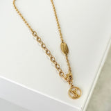 ルイ ヴィトン ネックレス・LVアイコニック ネックレス GP ゴールド ラインストーン M00596 - NEWSED