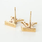 ルイ ヴィトン ブックル ドレイユ・LV アイコニック ピアス GP ゴールド M00610 - NEWSED