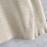 ポロラルフローレン ハーフジップ ハイネック スウェット アイボリー L〜XL相当 - NEWSED