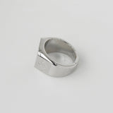 ルイヴィトン シグネットリング モノグラム 指輪 リング シルバー 箱付き Mサイズ / 18.5号 - NEWSED