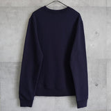 メゾン キツネ トロフィー フォックス プリント スウェット トレーナー ネイビー Mサイズ - NEWSED