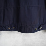 ポロバイラルフローレン ナイロンジャケット ブルゾン フリース裏地 ハイネック ネイビー Mサイズ - NEWSED