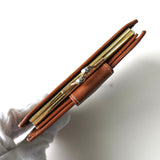 セリーヌ トリオンフ M08 レザー がま口 二つ折り財布 ブラウン - NEWSED